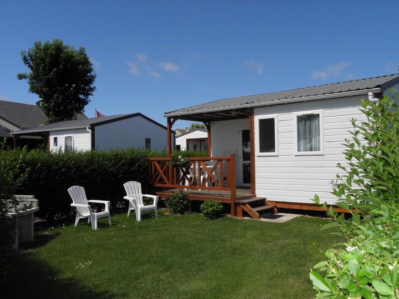 location chalet 2 chambres 4 personnes 30m2 terrasse couverte cotentin