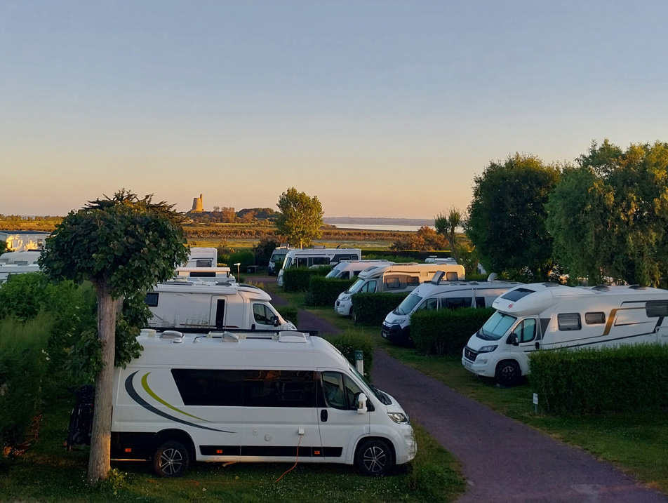 visite normandie camping car
